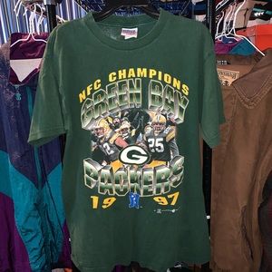 Vintage 1997 GB Packers Championship Shirt